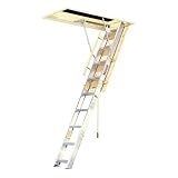 Werner A2508 300-Pound Duty Rating Aluminum Folding Access Ladder, 8-Foot