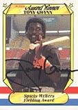 Tony Gwynn, San Diego Padres Autographed Card