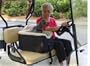Snoozer Lookout Pet Golf Cart Seat : Optional Travel Pack NO TRAVEL PACK : Size MEDIUM