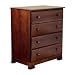 DaVinci Kalani 4 Drawer Dresser in Espresso