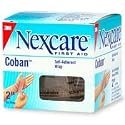 Nexcare Coban 2-Inch Wide Self-Adherent Wrap, 5-Yard Roll, 1-Count Boxes (Pack of 6)
