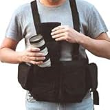 Newswear Mens Digital Chestvest, Digital SLR Camera and Lens Carry System, Black.