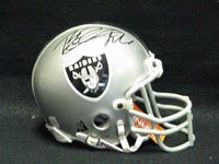 Signed Woodson, Rod Oakland Raiders Authentic Mini Helmet