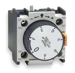 Dayton 2UXH3 IEC Timer Attachment On Delay 0.1 to 30