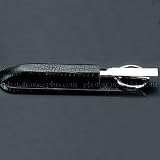 Black Croco Leather Library Set