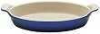 Le Creuset Stoneware 24 cm Oval Gratin, Graded Blue