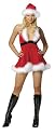 Sexy Miss Santa Claus Costume with Matching Hat