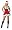 Sexy Miss Santa Claus Costume with Matching Hat, L