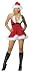 Sexy Miss Santa Claus Costume with Matching Hat, M