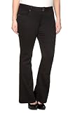 Torrid Plus Size Vigoss - Black Rinsed Slim Bootleg Jeans