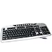 PS/2 Water-Proof MultiMedia Keyboard (Silver/Black)