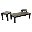 Milano Espresso Mocha 3-pc. Occasional Table Set