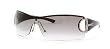 GUCCI 2712 Z8B RUTHENIUM GRAY GRADIENT RIMLESS SHIELD SUNGLASSES