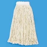 Cut-End Wet Mop Head, Rayon, #32 Size, White