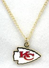 Click here to buy KANSAS CITY CHIEFS PENDANT NECKLACE - NEW METAL.
