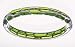 Kabbalah Bangle Sterling Silver Green Resin and Authentic Red String Bangle