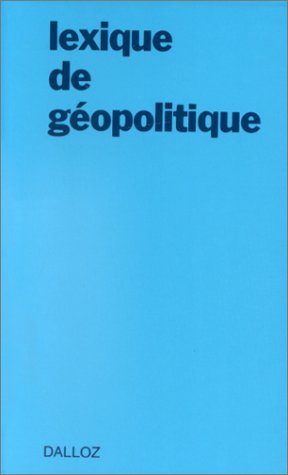 Lexique de g�opolitique