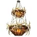 81332 66Wx100H 2tier 40lt Natural Elk Chandelier by Meyda Tiffany