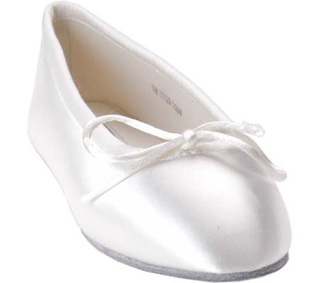 External hard drive:Touch Ups Little Kid Ballet Flat,White,1 M US Little Kid