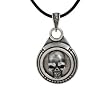 Skull Pendant - Pewter - 1'' Height Skull Pendant - Pewter - 1'' Height