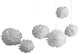 Martha Stewart Crafts Pom Poms, White, Medium