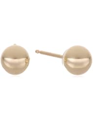 10k White Gold 5mm Ball Studs