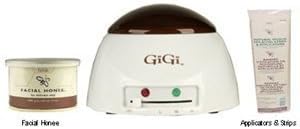 Gigi Combo #3 With Economy Warmer - Facial Wax - Muslin Strips And Spatulas by American Intl
