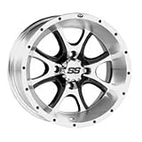 05-12 KAWASAKI BRUTEF650: ITP SS108 REAR WHEEL - 12X7 MACHINED by ITP Tires