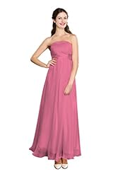 Strapless Lace-Up Organza/Satin Ankle Length Cocktail Evening Dress/Homecoming Dress/Bridesmaid Dress/Prom Dress 
