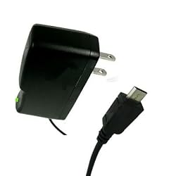 Motorola Droid A855 / Mototola CLIQ / LG Chocolate Touch VX8575 / HTC Google Nexus One / Samsung Mythic A897 / LG GR500 Zenon / LG Vu Plus GR700 Home/ Travel Charger With IC Chip Black