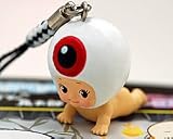 キュージョン ローズオニールキューピー ゲゲゲの鬼太郎 根付ストラップ 目玉おやじ ハイハイ