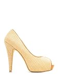 Mango Women's Peep-toe Style Rafia Shoes