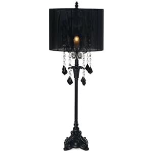 black crystal chandelier