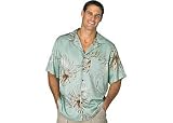Boca Classics IslandWear Palm Frond Print Shirt
