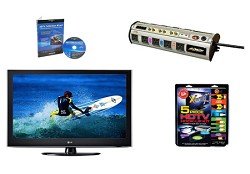 LG 55LH55 HDTV + High-performance Hook-up Kit + Power Protection + Calibration
