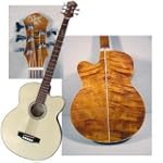 Michael Kelly Firefly 5 String Acoustic Bass, Natural