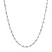 Necklace With 18.00ctw Genuine Topazes in 925 Sterling silver. Total item weight 8.3g Length 32in