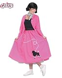 Fun World - Poodle Skirt & Sweater from Grease Halloween Costume