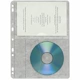CCS22500 DVD Storage Sleeves,Full Sheet,Header Label,10... by Compucessory
