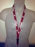 Illest Lanyards Jdm Burgundy and White
