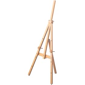 【クリックで詳細表示】木製イーゼル Mサイズ ナチュラル木目