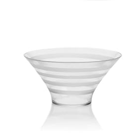 Nautica J-Class Collection Glass 11 1 2 Centerpiece Bowl by Nautica