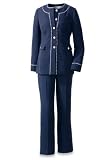 J.G. Hook® Braid-Trim Pantsuit