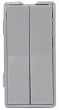 Simply Automated ZS12-W Custom Series Dual Tall Faceplate, White