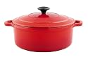Chasseur Cast Iron Round Casserole 26cm (Chilli Red)