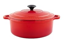 Chasseur Cast Iron Round Casserole 22cm 3.0l Chilli Red