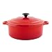 Chasseur Cast Iron Round Casserole 26cm (Chilli Red)