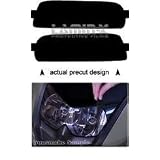 Buell 1125R (2008, 2009, 2010) Headlight Vinyl Film Covers by LAMIN-X ( GUNSMOKE ) by Lamin-x