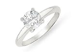 3/4 Carat VS2/SI1 G/H Diamond Bridal 18K White Gold Ring