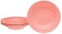 Fiesta Rose 451 9-Inch Rimmed Soup Bowls, Set of 4